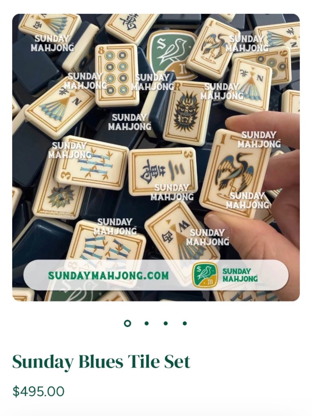 Sunday Mahjong tiles